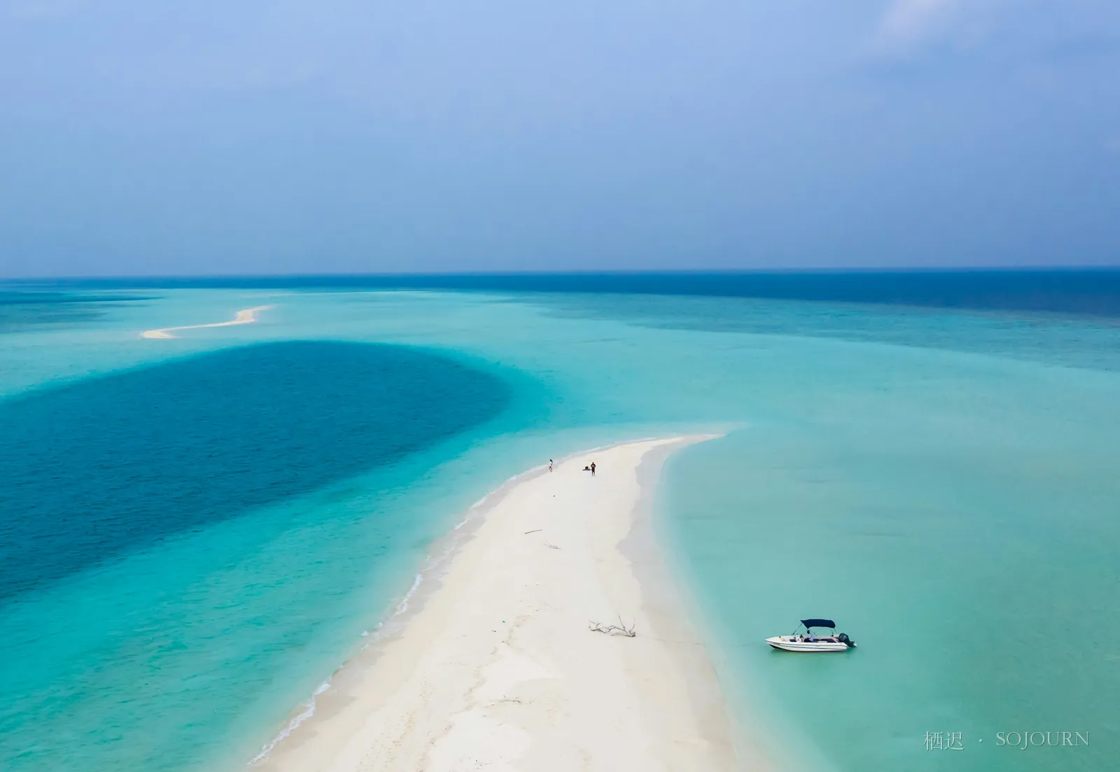 A sandbank for one day only